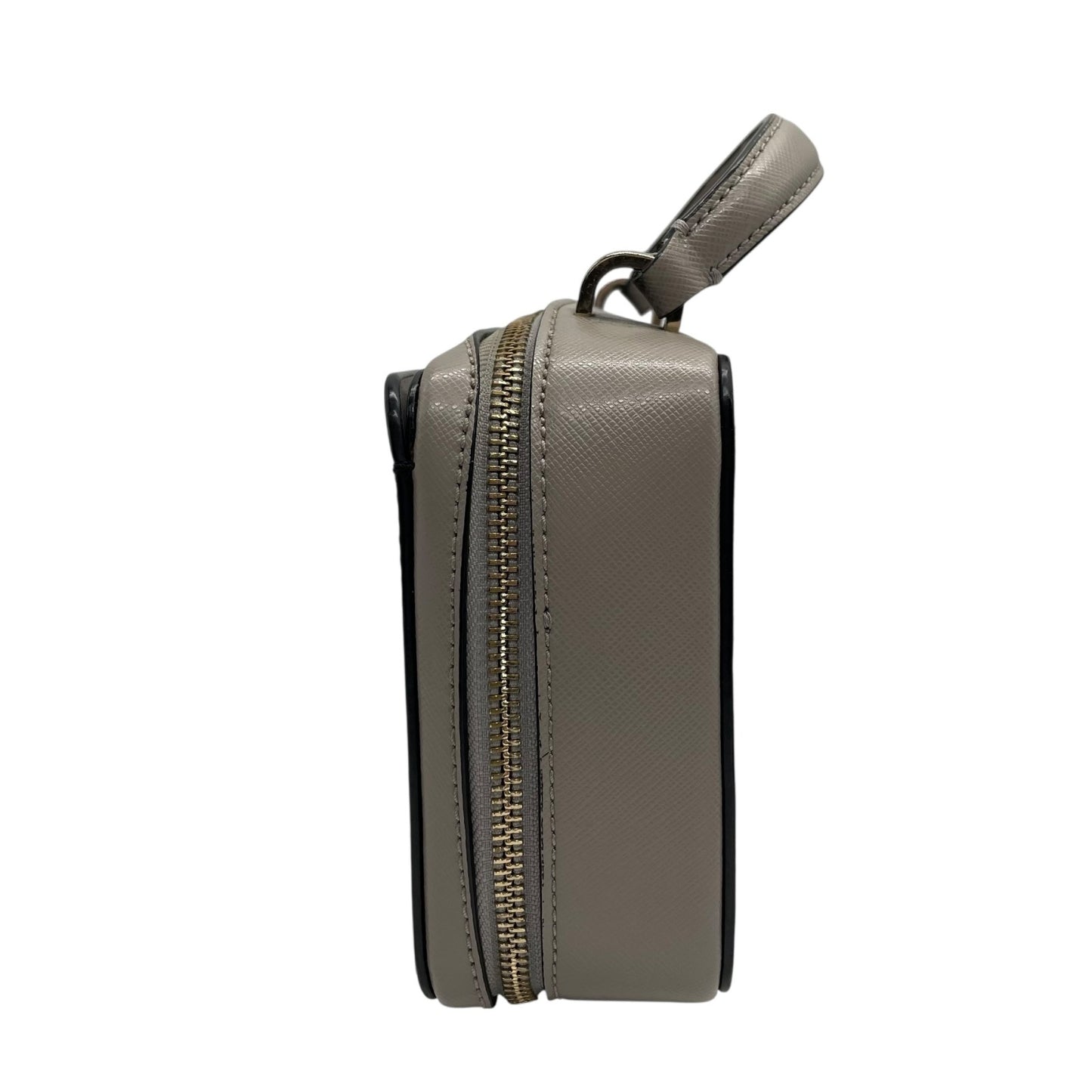 ケイトスペード kate spade ニコラ 2WAY ハンドバッグ ショルダーバッグ ミニバッグ 黒 ブラック グレー レザー シルバー金具 クロスボディ 斜め掛け可 カメラバッグ レディース S30