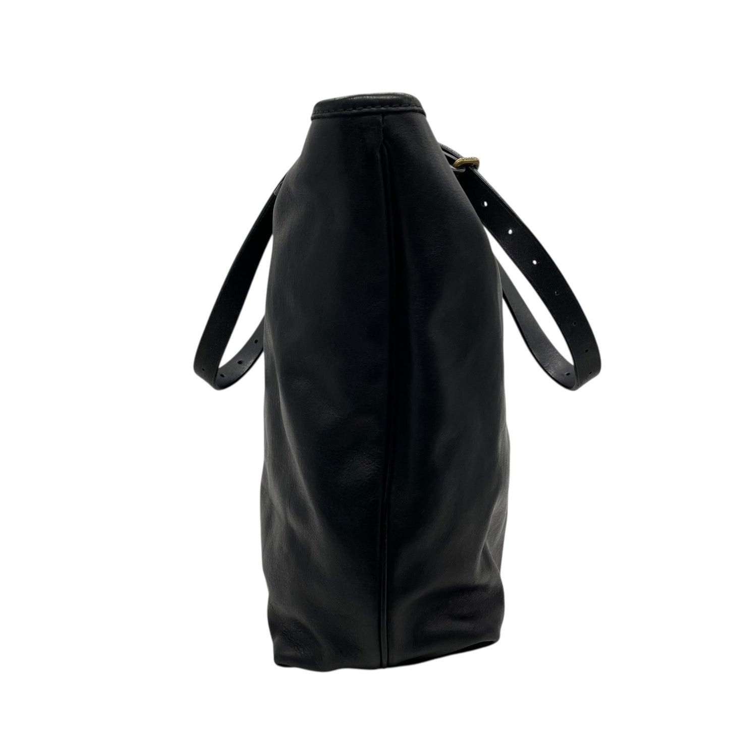 コーチ COACH トートバッグ 黒 ブラック レザー シンプルデザイン A4対応 肩掛け ショルダー 71329 チャーム付き U11