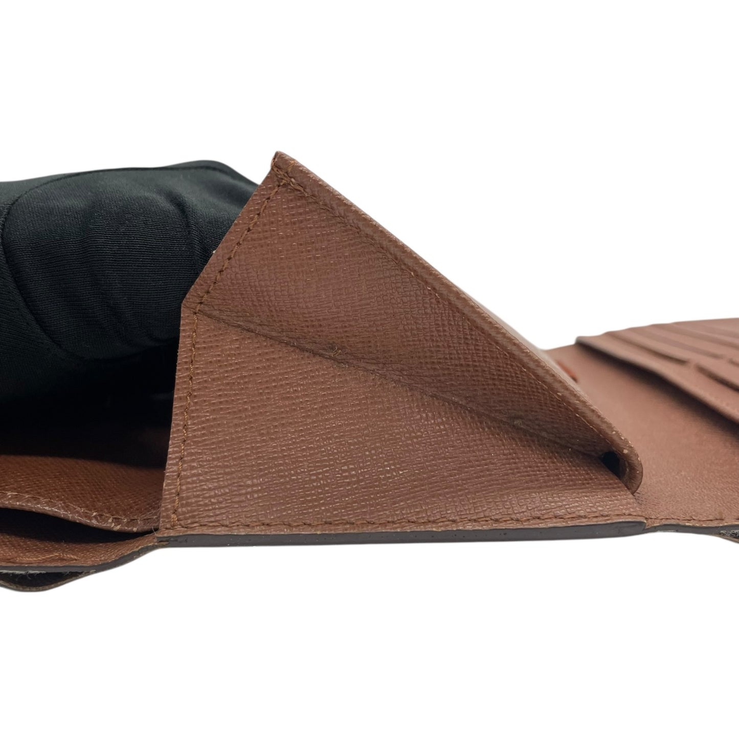 ルイ・ヴィトン LOUIS VUITTON LV モノグラム ポルトトレゾール インターナショナル M61215 長財布 茶色 ブラウン レザー 金金具 ゴールド シリアル刻印 W1