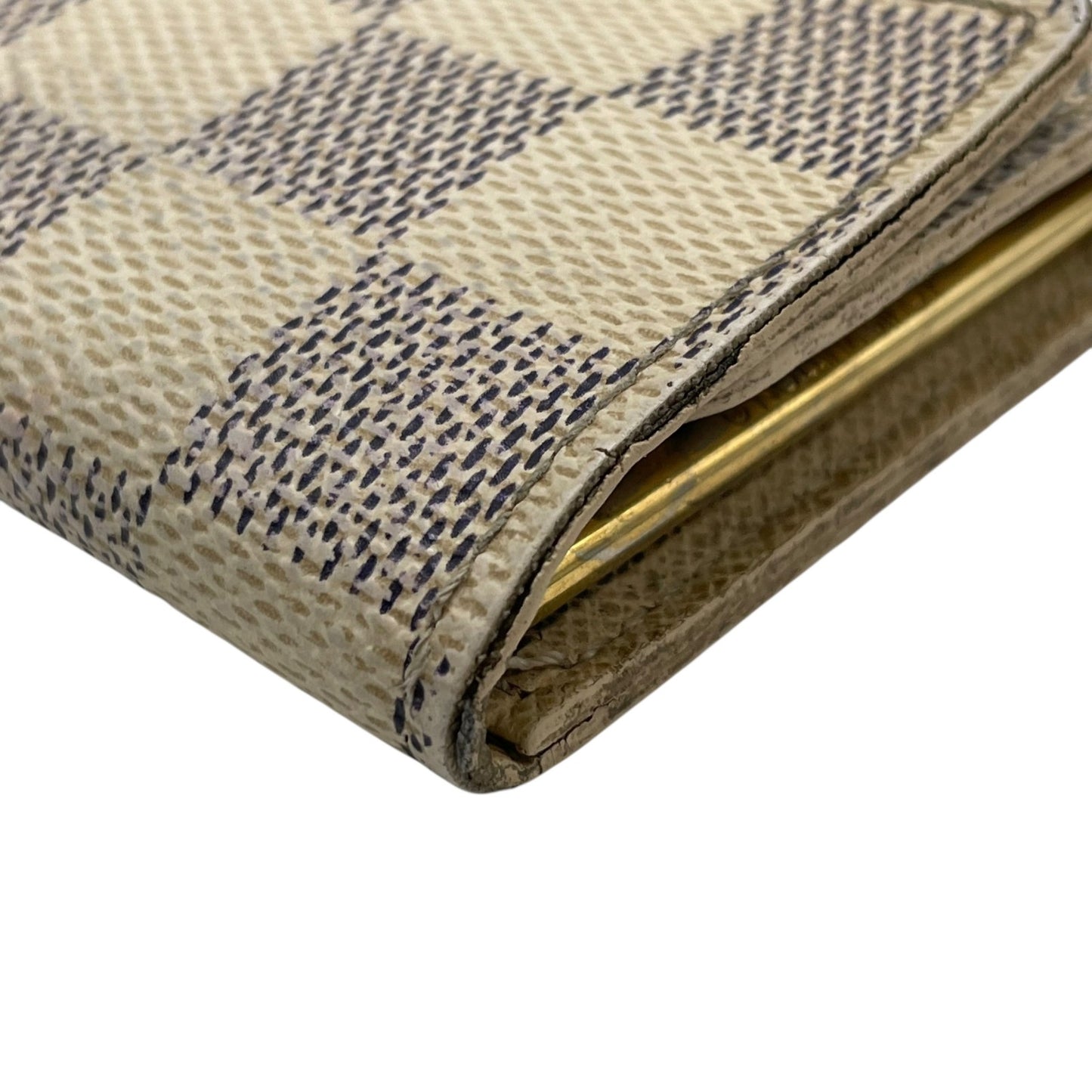 ルイ・ヴィトン Louis Vuitton ミュルティクレ6 N61745 ダミエ アズール 6連キーケース ホワイト グレー PVC×レザー ゴールド金具 レディース メンズ M5