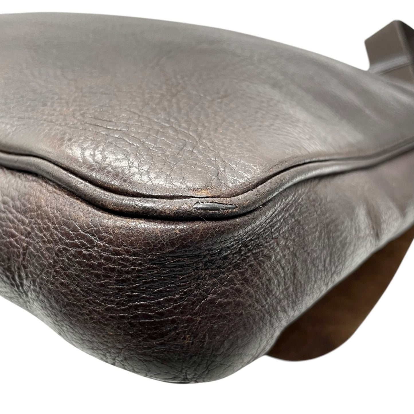 MULBERRY マルベリー ショルダーバッグ ダークブラウン レザー ターンロック ゴールド金具 k13