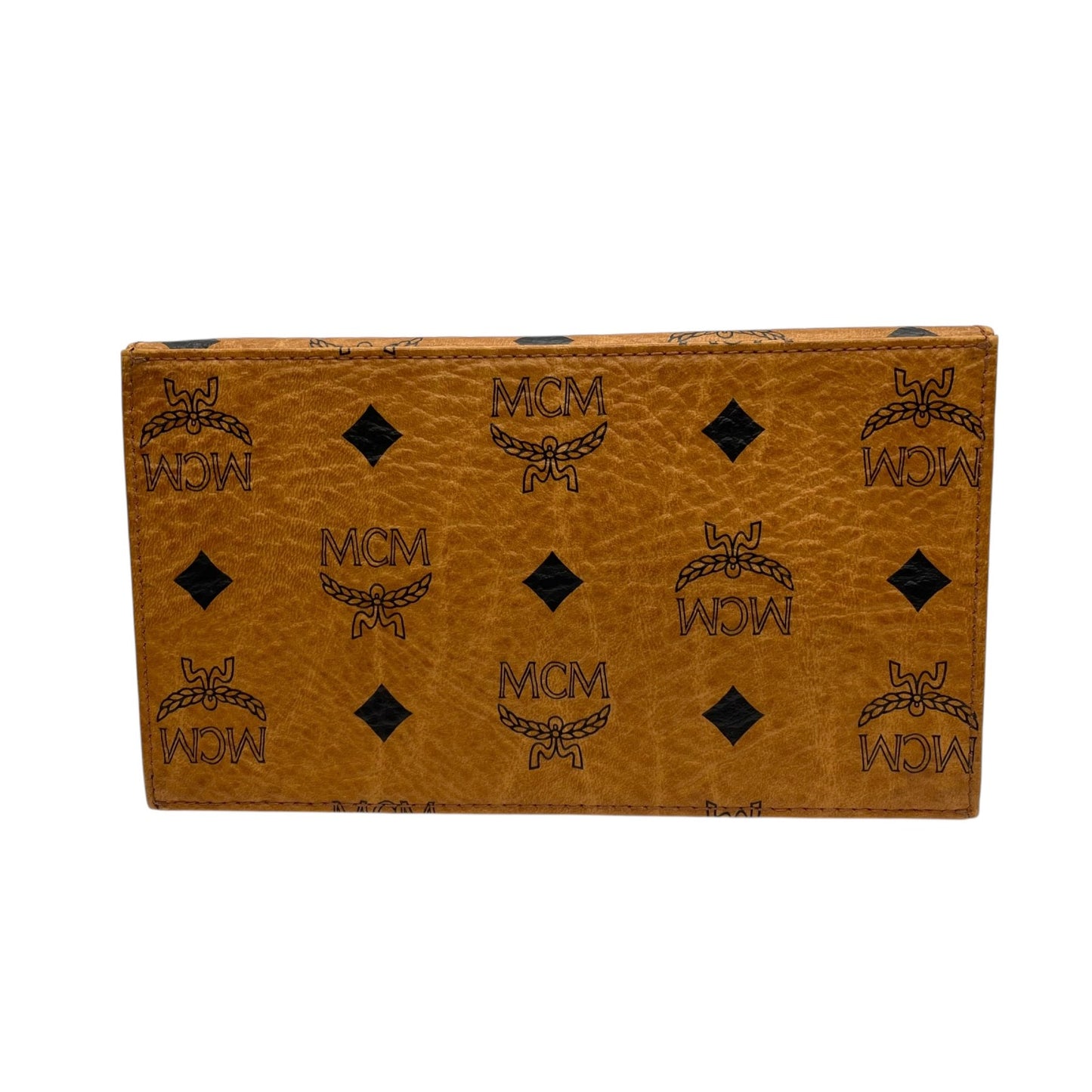 MCM エムシーエム ヴィセトス ハンドバッグ トップハンドルバッグ ベルトデザイン コニャック レザー ミニバッグ c4