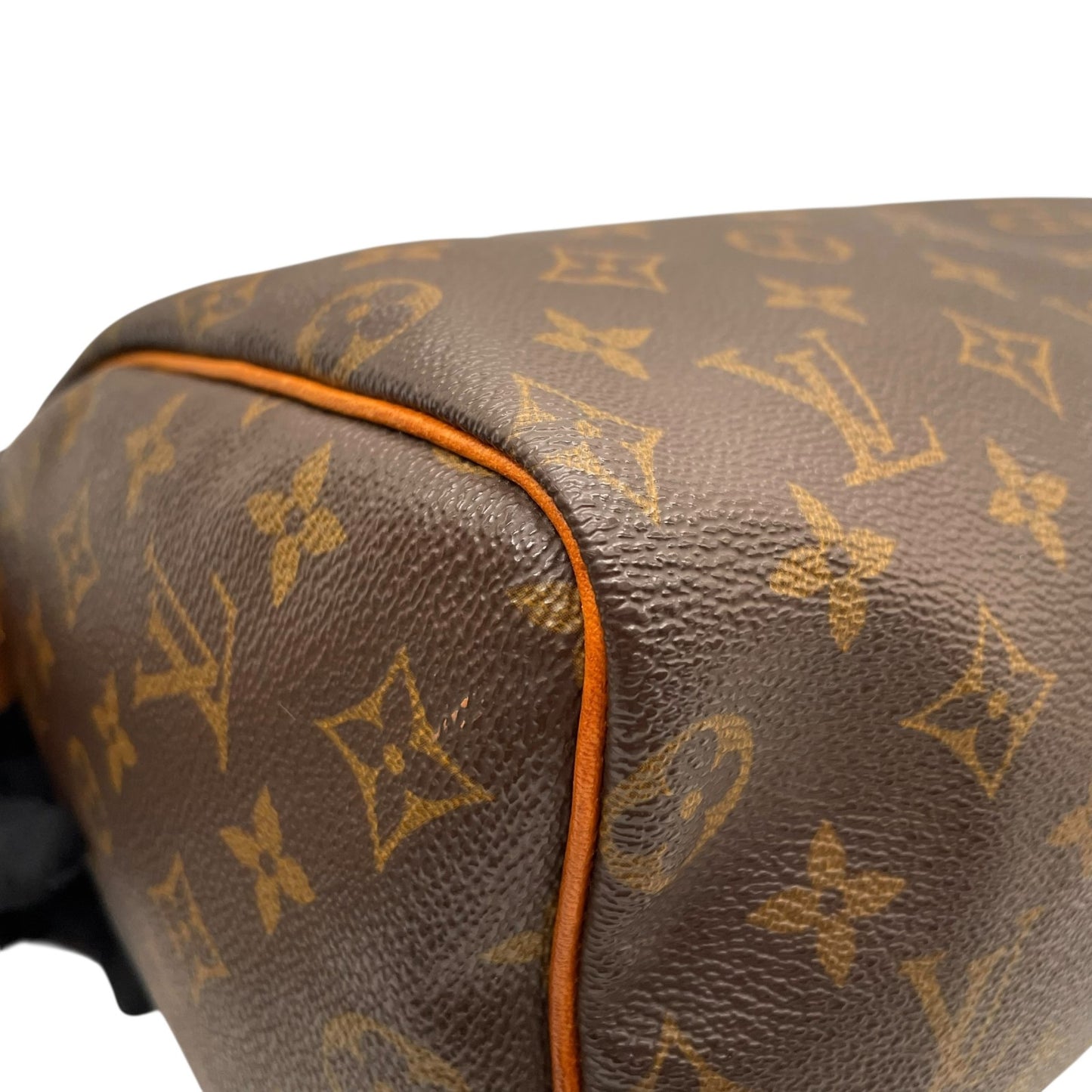 Authentic Louis Vuitton Speedy 25 Monogram Mini Boston Bag Brown Leather M41109
