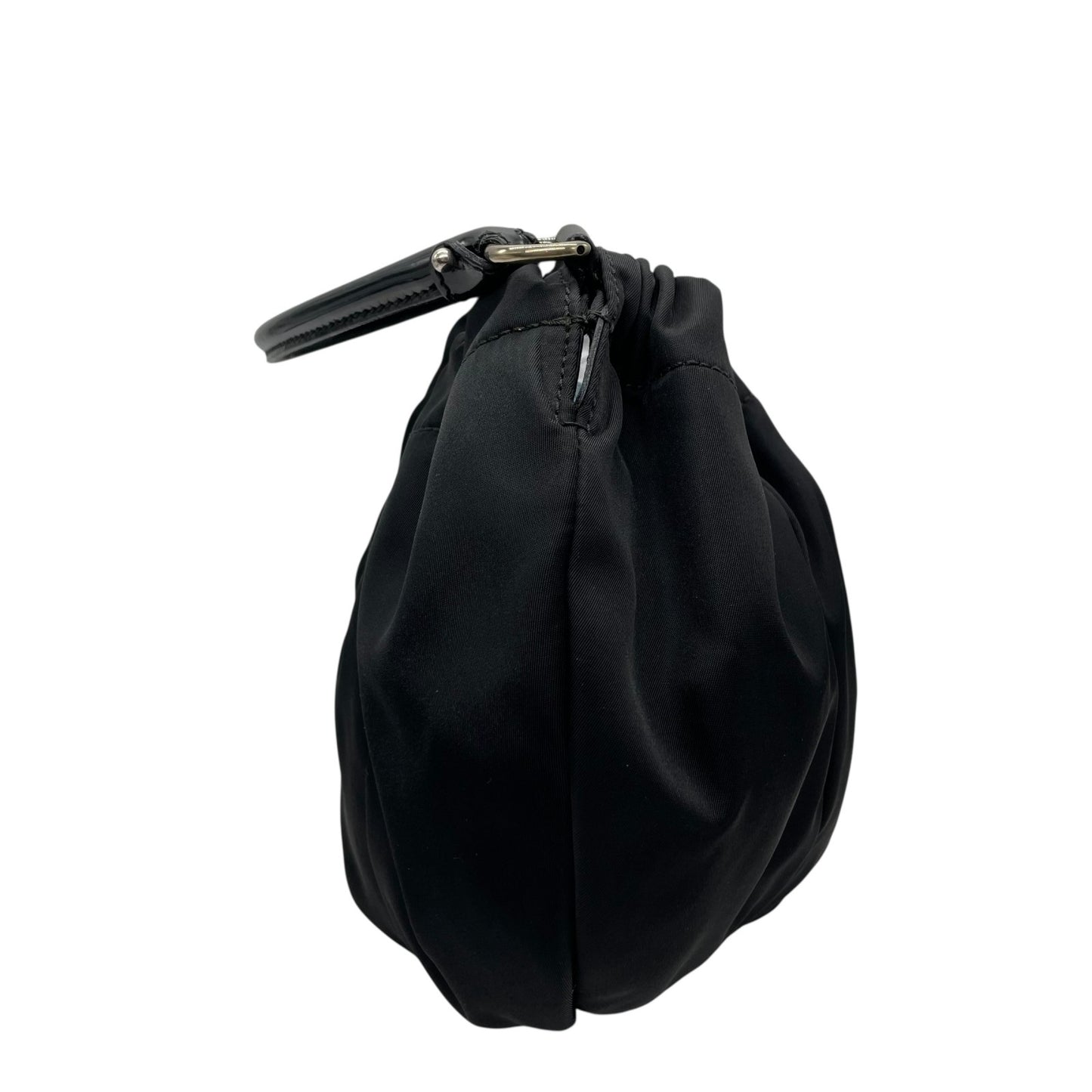 Salvatore Ferragamo サルヴァトーレ フェラガモ ヴァラ リボン トートバッグ ショルダーバッグ ナイロン パテントレザー ブラック 黒 ワンショルダー レディース K9