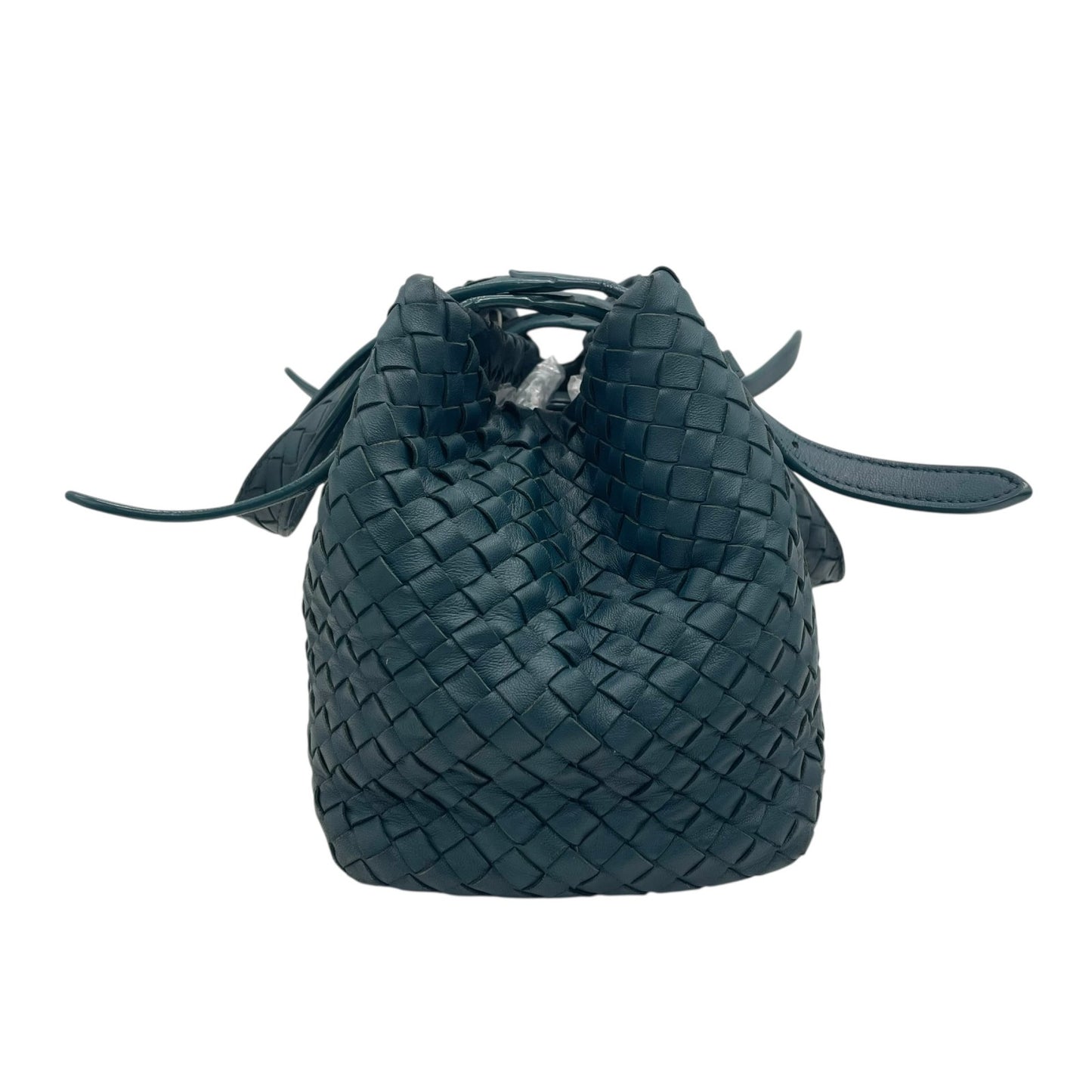 BOTTEGA VENETA ボッテガヴェネタ イントレチャート トートバッグ レザー ダークグリーン 肩掛け可 ハンドバッグ レディース 正規品 D