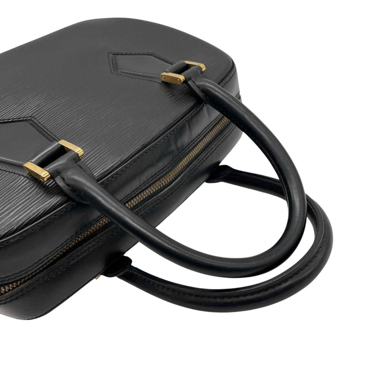 極美品 LOUIS VUITTON ルイ・ヴィトン サブロン ハンドバッグ エピ ノワール ブラック M52042 ゴールド金具 レディース D