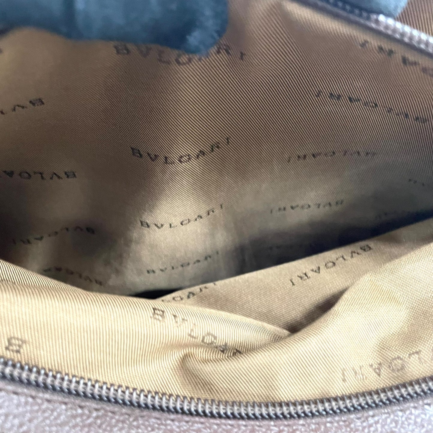 美品 ブルガリ BVLGARI ビジネスバッグ ハンドバッグ ブリーフケース レザー 本革 ブラウン 書類鞄 A4収納 シルバー金具 ユニセックス 大容量 C