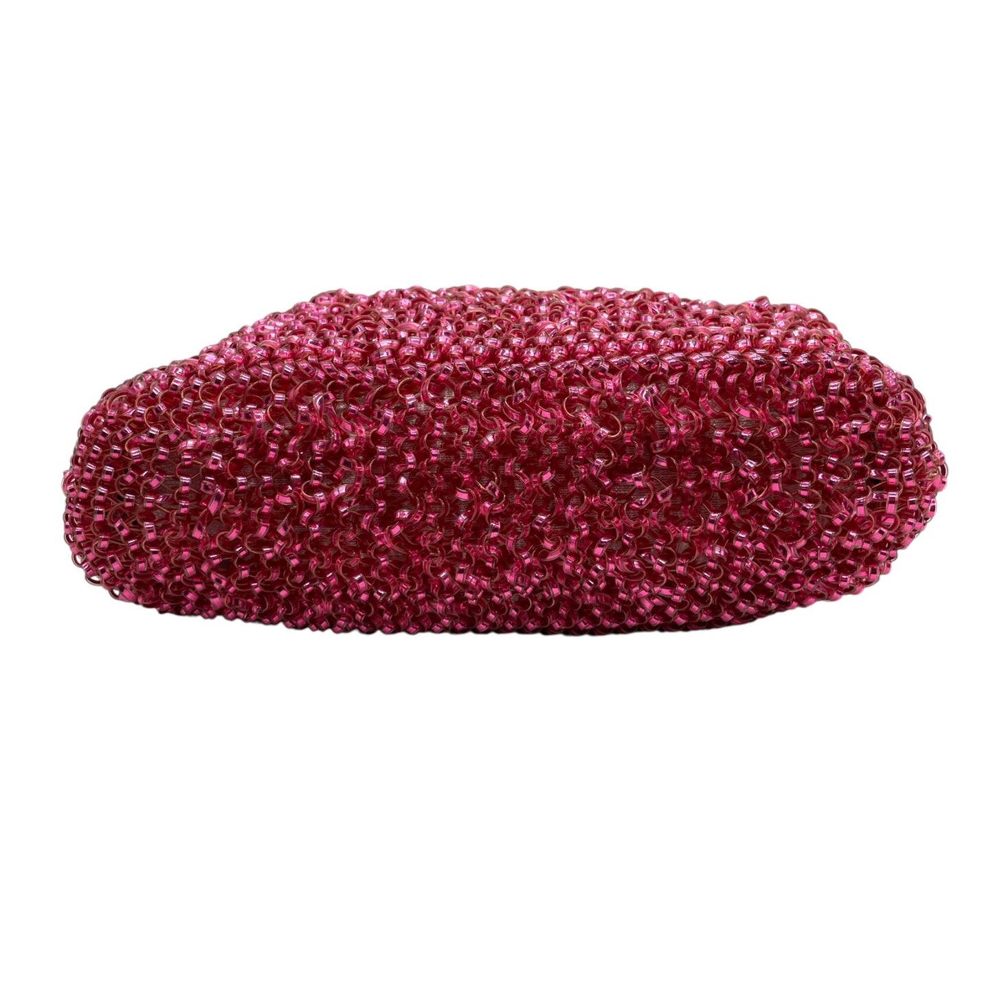 国内タイトル 美品 ANTEPRIMA アンテプリマ カルツォーネ 2WAY ハンドバッグ ワイヤーバッグ ピンク ショルダーバッグ チェーンショルダー クロスボディ シルバー金具 D4