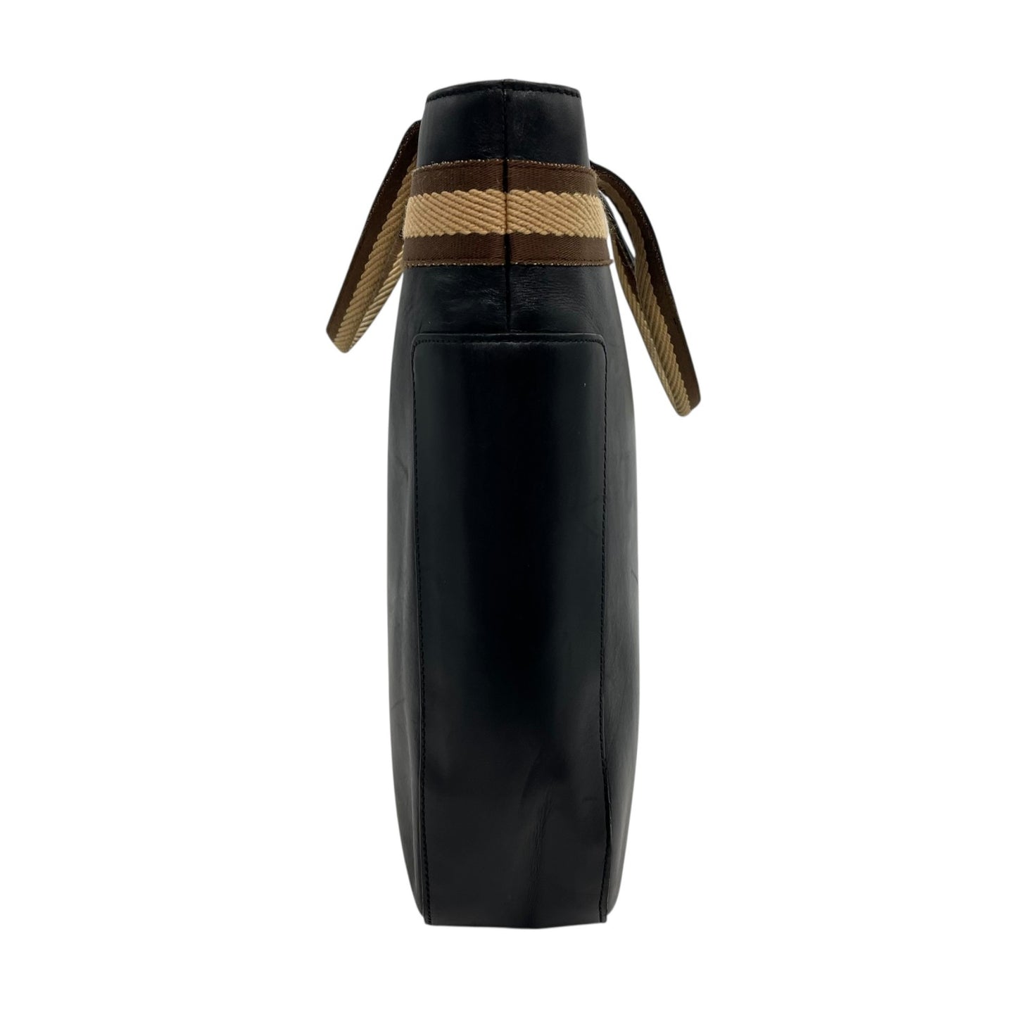 GUCCI グッチ シェリーライン トートバッグ ハンドバッグ 黒 ブラック レザー シルバー金具 ブラウン ベージュ 手提げ マグネット開閉 メンズ レディース K3