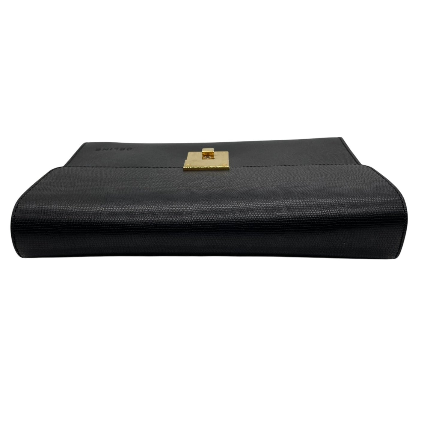 美品 CELINE セリーヌ クラッチバッグ セカンドバッグ レザー 黒 ブラック ゴールド金具 鍵付き メンズ ヴィンテージ B2