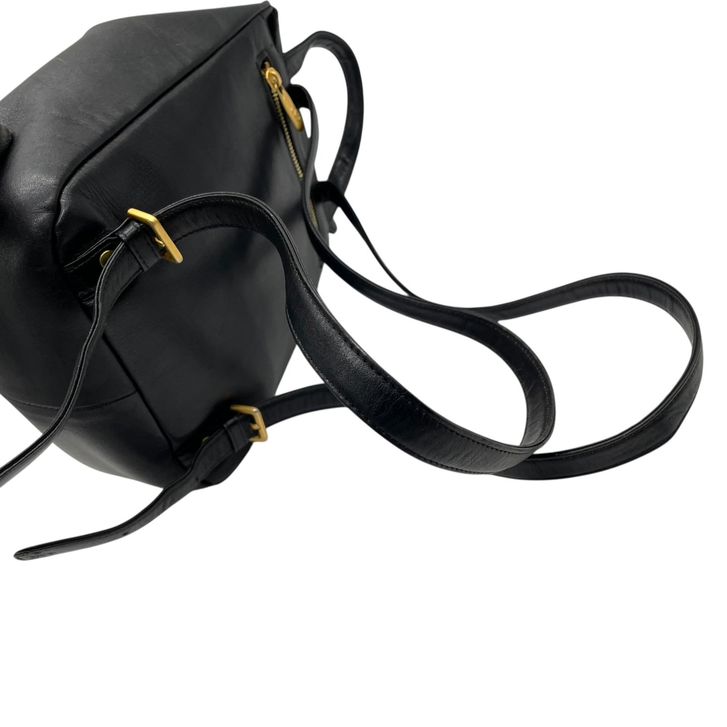 VALENTINO GARAVANI ヴァレンティノ ガラヴァーニ リュックサック バックパック フラップ付き 本革 レザー ブラック ロゴ メンズ レディース K5