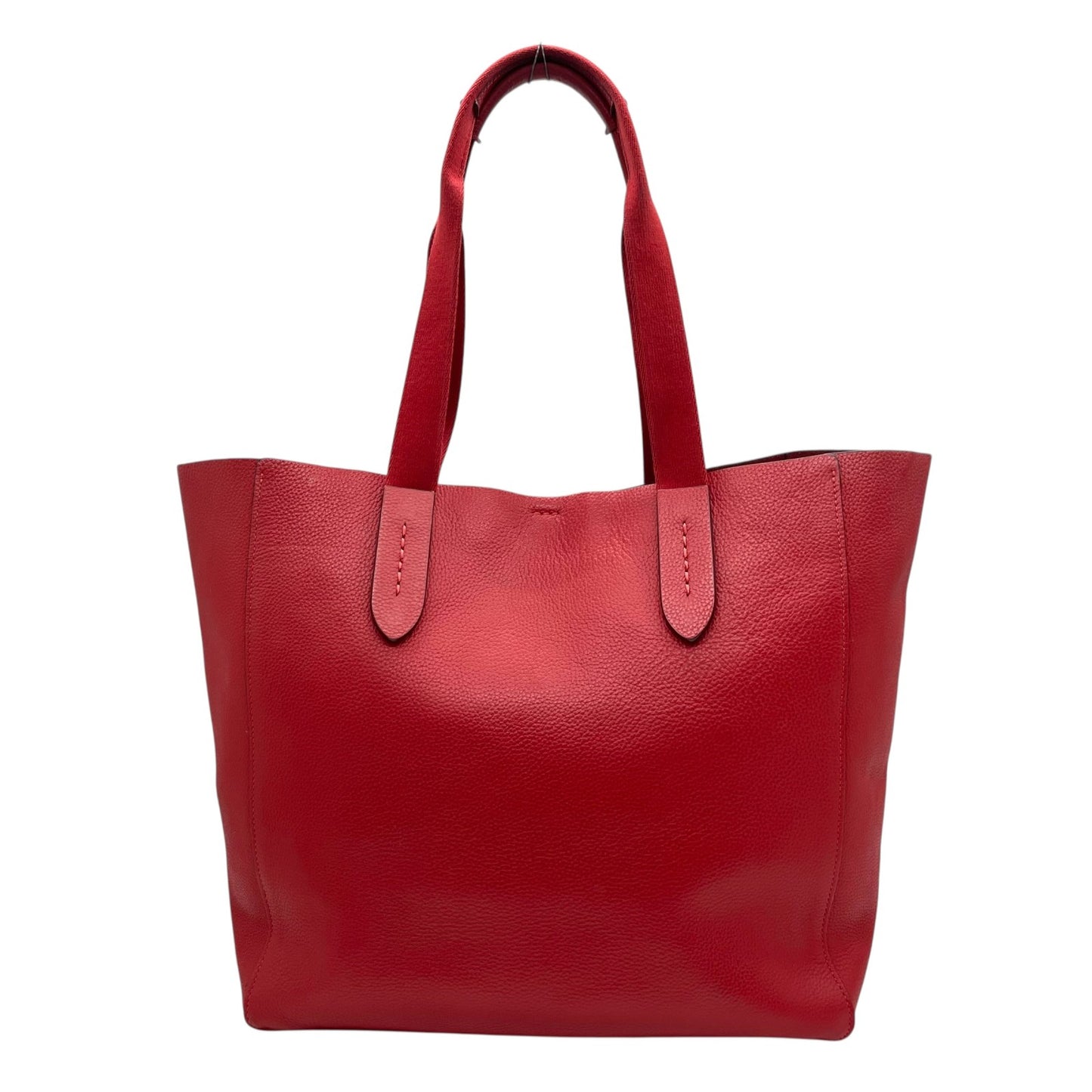 COACH コーチ トートバッグ 赤 レッド レザー ゴールド金具 肩掛け可 A4収納可 25099 ロゴ 馬車柄 レディース U11