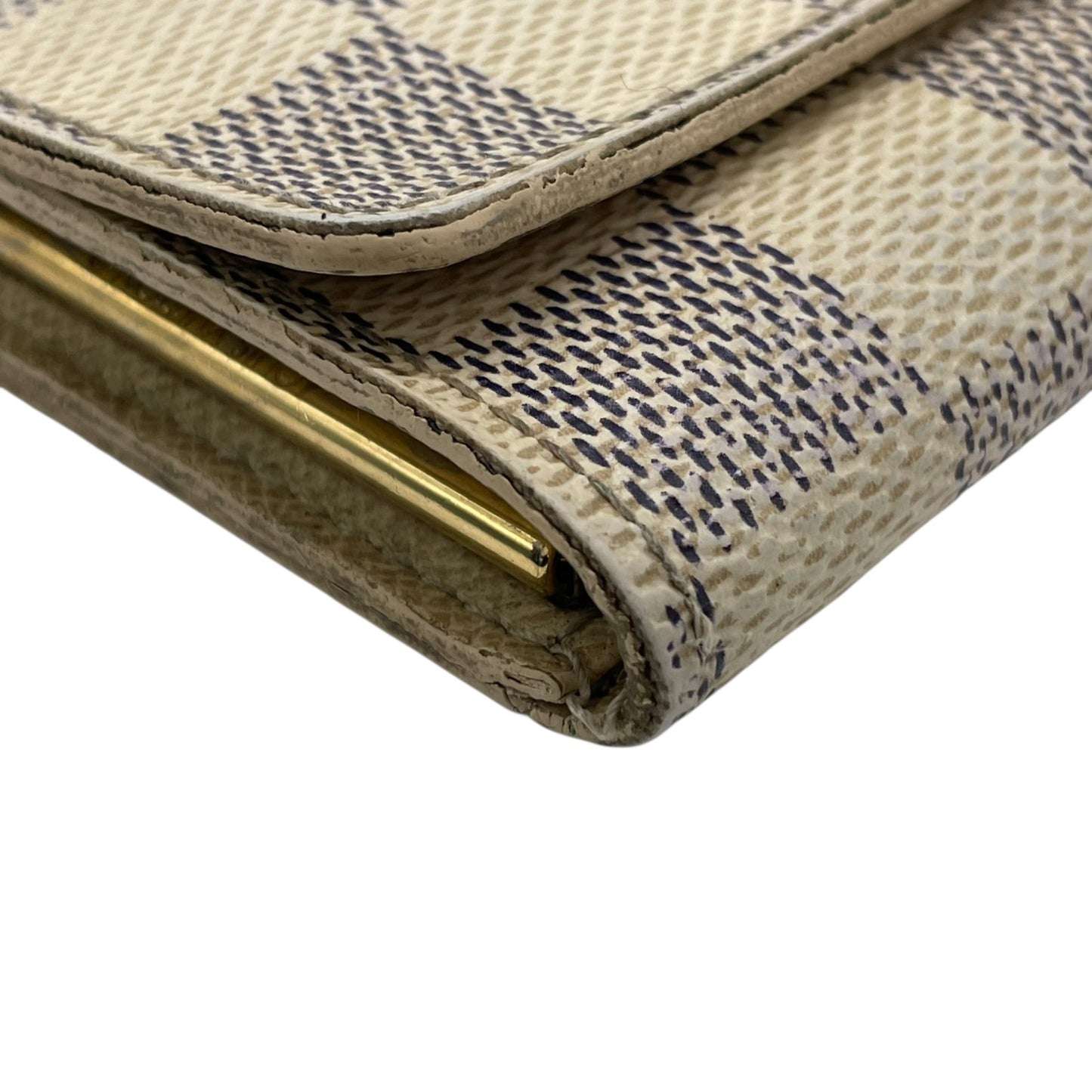 ルイ・ヴィトン Louis Vuitton ミュルティクレ6 N61745 ダミエ アズール 6連キーケース ホワイト グレー PVC×レザー ゴールド金具 レディース メンズ M5