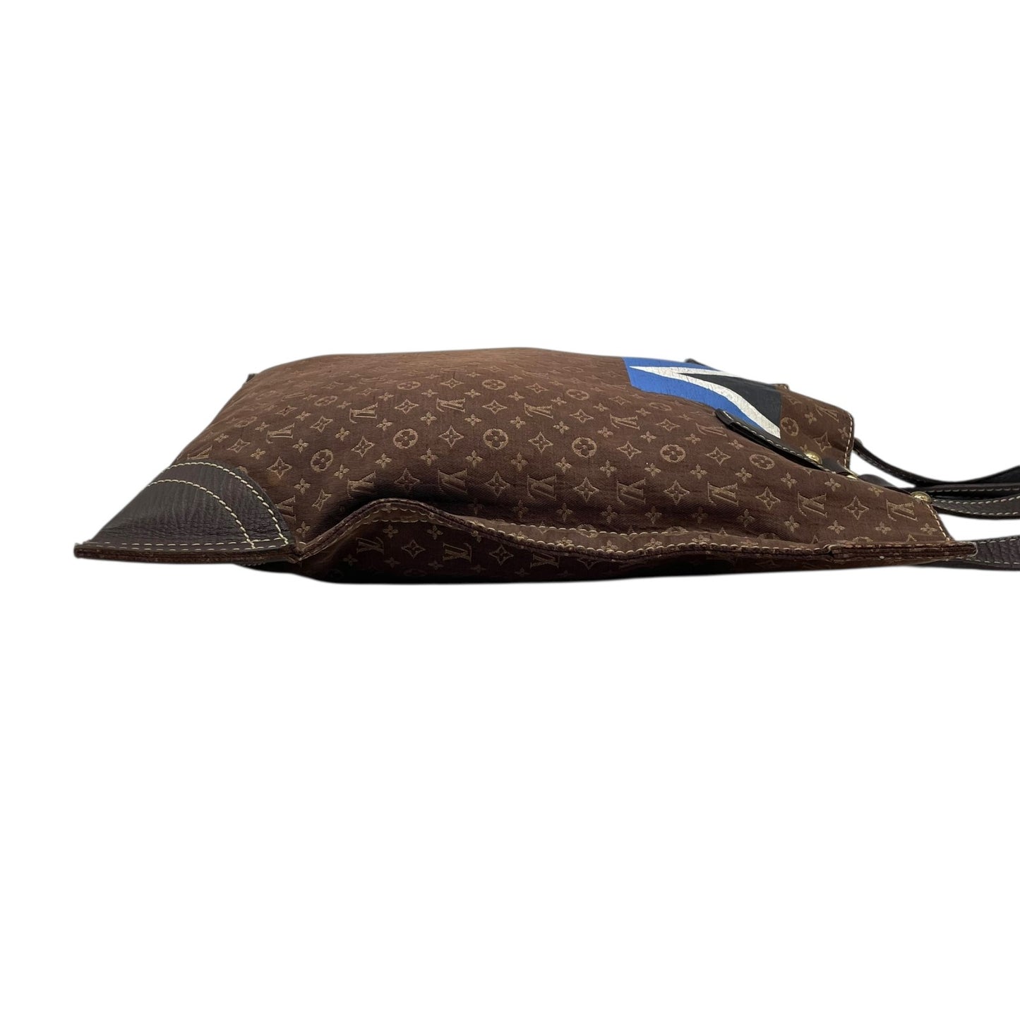 LOUIS VUITTON ルイ・ヴィトン トートバッグ キャンバス/レザー ブラウン【中古】 レディース