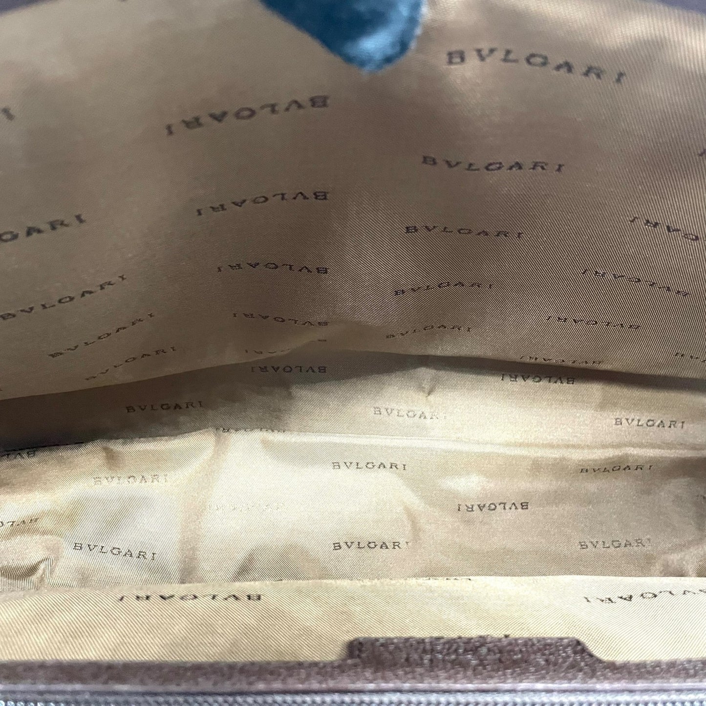 美品 ブルガリ BVLGARI ビジネスバッグ ハンドバッグ ブリーフケース レザー 本革 ブラウン 書類鞄 A4収納 シルバー金具 ユニセックス 大容量 C