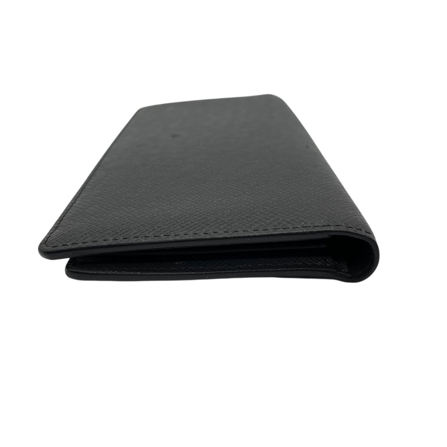 美品 LOUIS VUITTON ルイヴィトン タイガ ポルトフォイユ・ロン 二つ折り 長財布 M33402 レザー 黒 ブラック メンズ W5