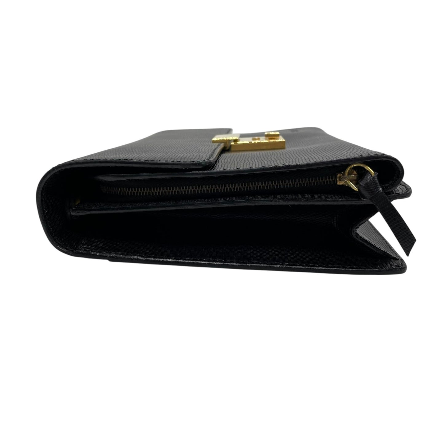 美品 CELINE セリーヌ クラッチバッグ セカンドバッグ レザー 黒 ブラック ゴールド金具 鍵付き メンズ ヴィンテージ B2