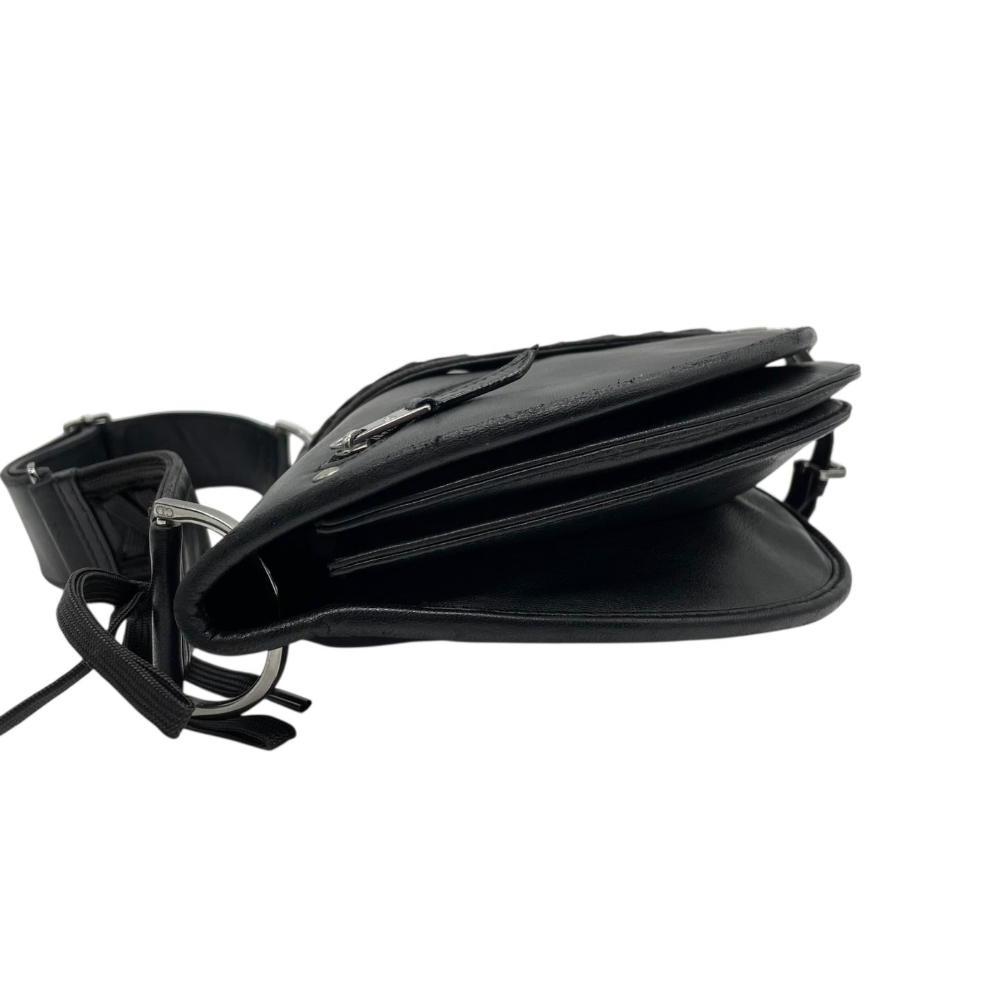 希少 極美品 Christian Dior クリスチャンディオール アドミットイット ワンショルダーバッグ ショルダーバッグ 黒 レザー シルバー金具 Y2K 00s トレンド ヴィンテージ vintage K4