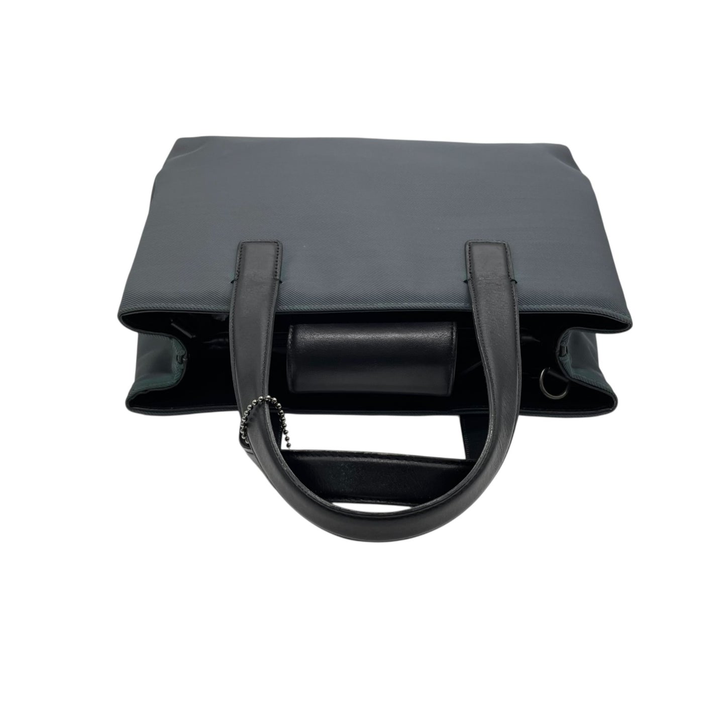 コーチ COACH トートバッグ ショルダーバッグ 7400 ナイロン レザー 灰色 グレー ショルダーストラップ付き 2WAY A4対応 S24