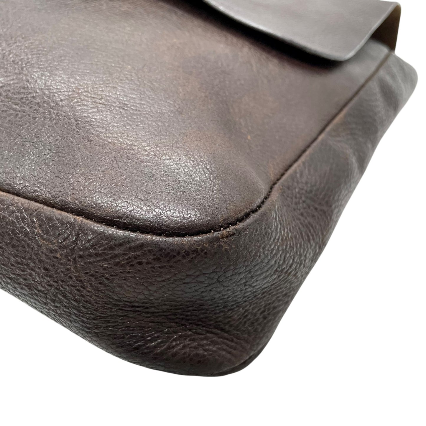 MULBERRY マルベリー ショルダーバッグ ダークブラウン レザー ターンロック ゴールド金具 k13