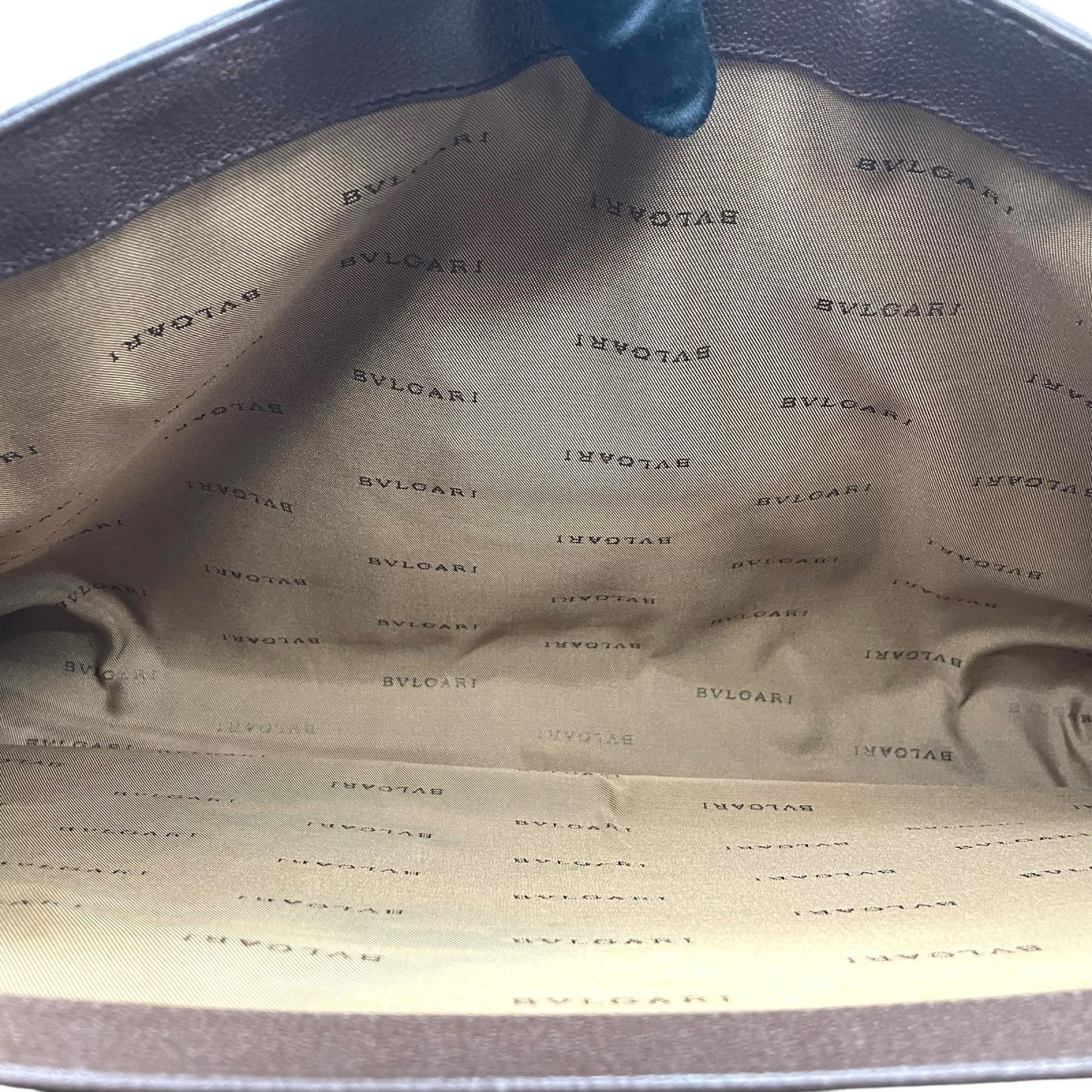 美品 ブルガリ BVLGARI ビジネスバッグ ハンドバッグ ブリーフケース レザー 本革 ブラウン 書類鞄 A4収納 シルバー金具 ユニセックス 大容量 C