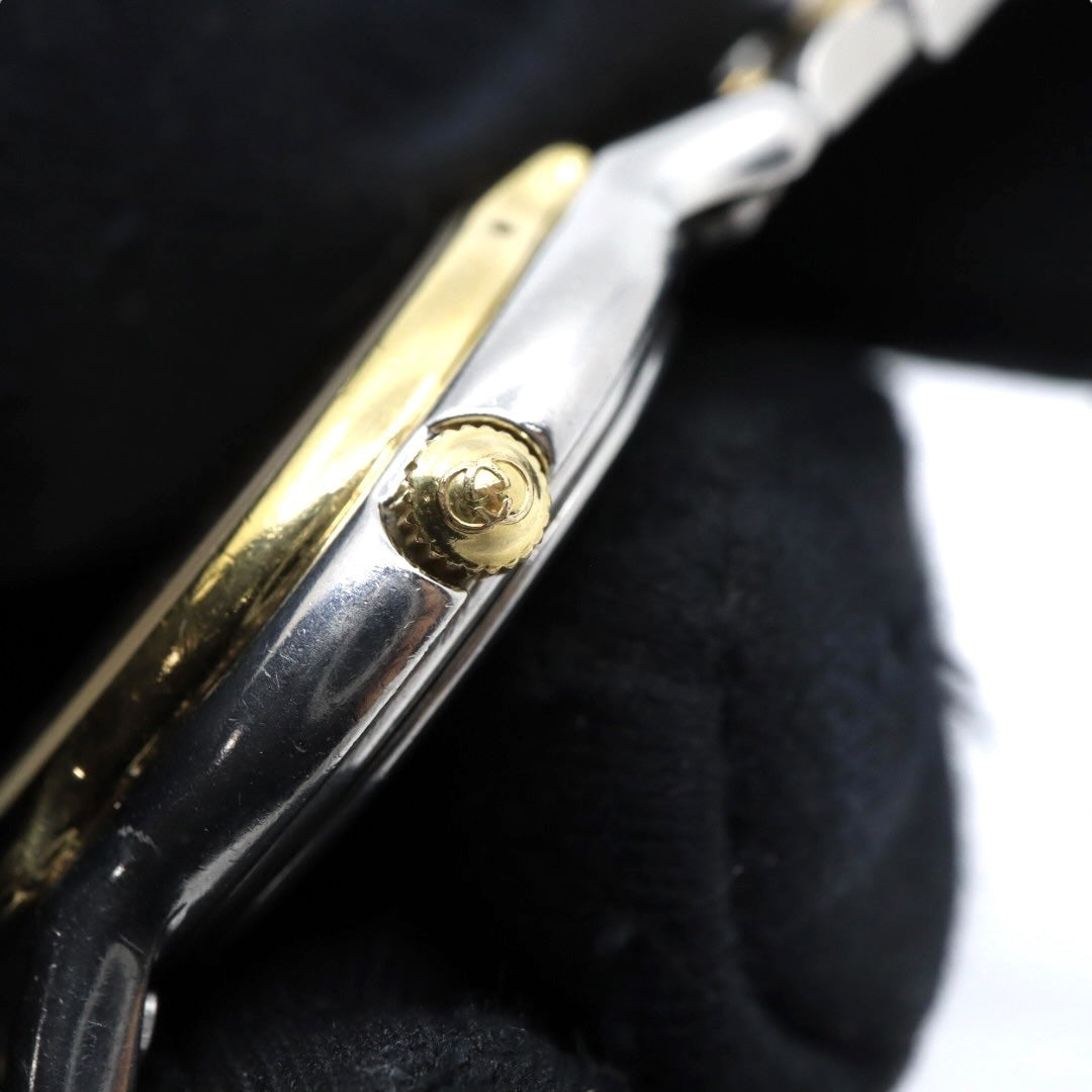 新品電池交換済 クリーニング済 グッチ GUCCI 8000L 腕時計 レディースウォッチ クォーツ コンビ シルバー ゴールド アイボリー文字盤 デイト表示 ステンレススチール クラシック エレガント ヴィンテージ ドレスウォッチ 稼働品 G3