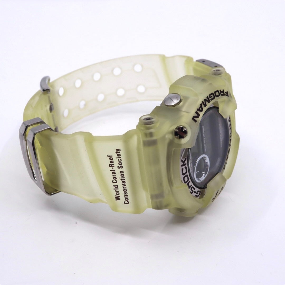 【未使用級 美品】カシオ G-SHOCK フロッグマン DW-9900WC W.C.C.S. 世界サンゴ礁保護協会モデル 腕時計 メンズ チタン イエロー スケルトン デジタル ダイバーズウォッチ 200M防水 希少 レア 稼働品 G7