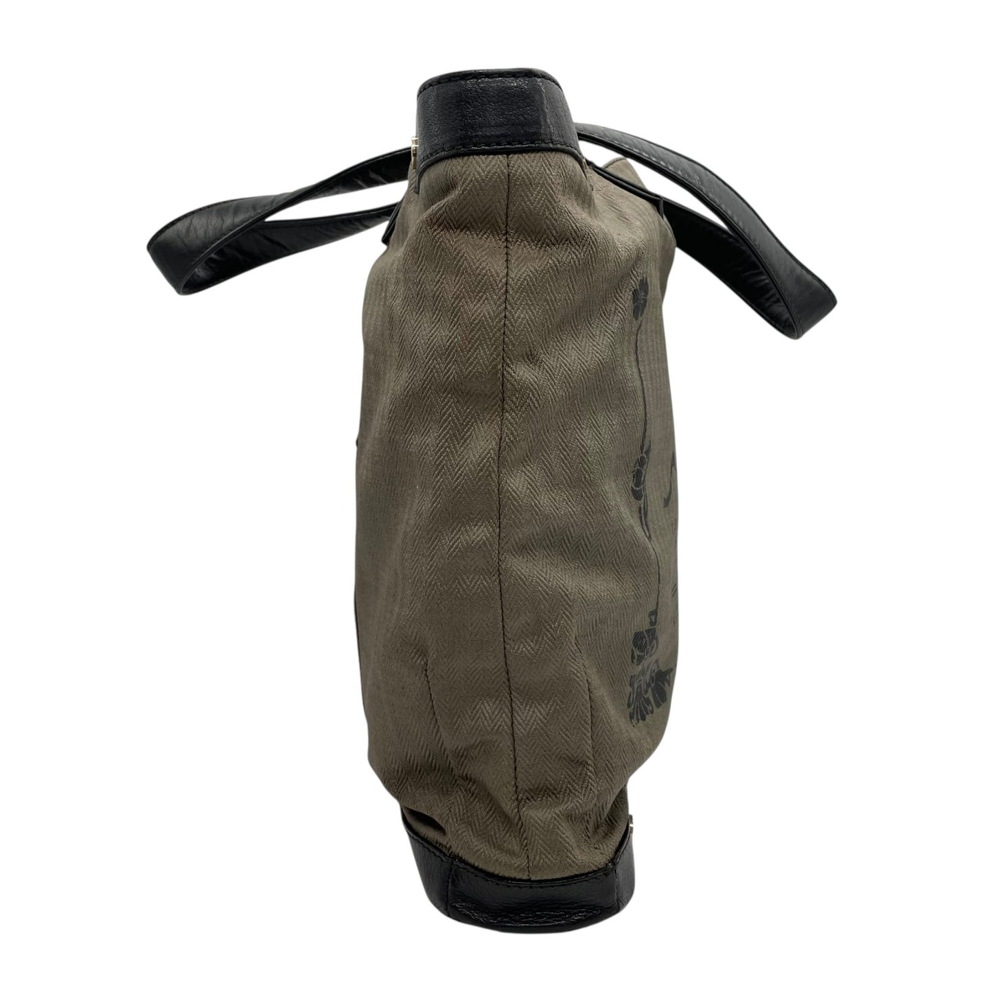 BVLGARI ブルガリ コレツィオーネ トートバッグ ワンショルダー ロゴ PVC レザー グレー 黒 ブラック ゴールド金具 肩掛け可 メンズ レディース U15