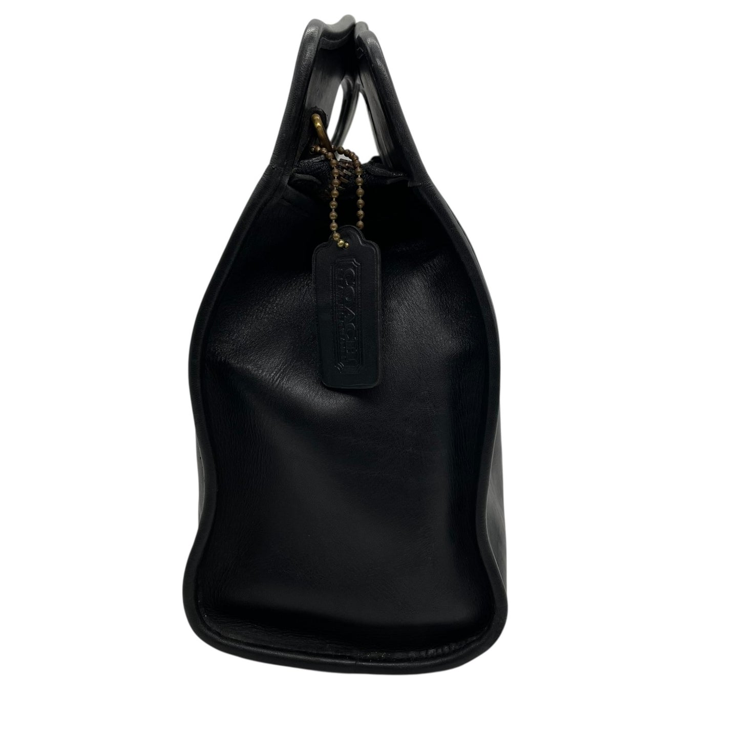 希少 オールドコーチ COACH ハンドバッグ ビジネスバッグ 2WAY ショルダーバッグ 黒 ブラック グラブタンレザー グレインレザー 斜め掛け クロスボディ 書類鞄 A4対応 ヴィンテージ T1