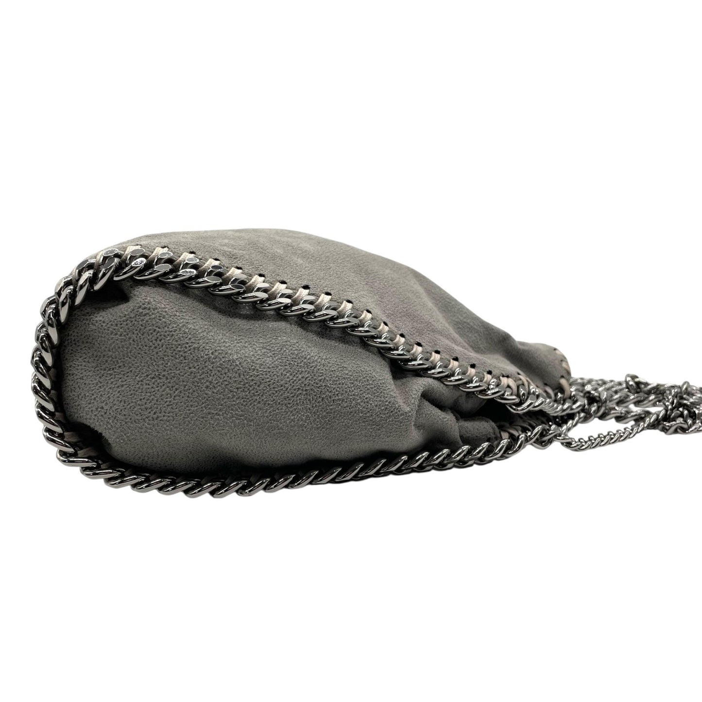 美品 ステラマッカートニー STELLA McCARTNEY ファラベラ 2way ハンドバッグ ショルダーバッグ グレー チェーンショルダー 斜め掛け可 シルバー金具 レディース K10