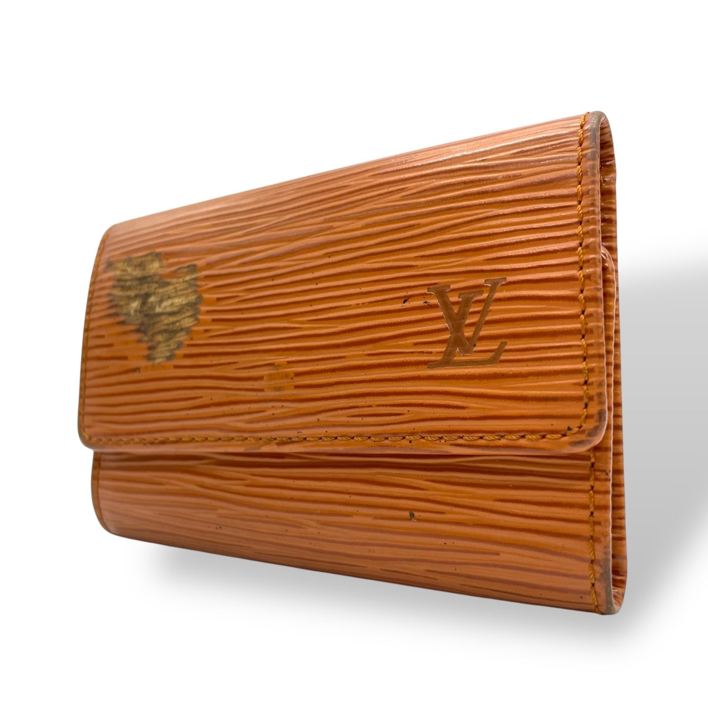 ルイ・ヴィトン Louis Vuitton ミュルティクレ6 M63813 エピ 6連キーケース ブラウン レザー ゴールド金具 メンズ レディース M5