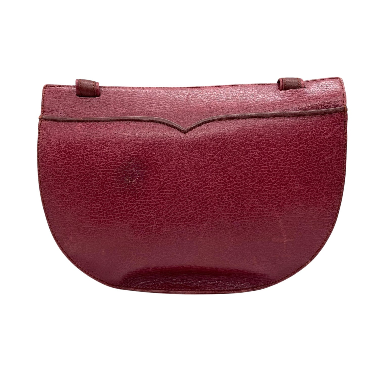 Cartier カルティエ マストライン ショルダーバッグ 赤 ボルドー ワインレッド レザー 本革 ゴールド金具 斜め掛け可 フラップ開閉 2Cモチーフ レディース C6