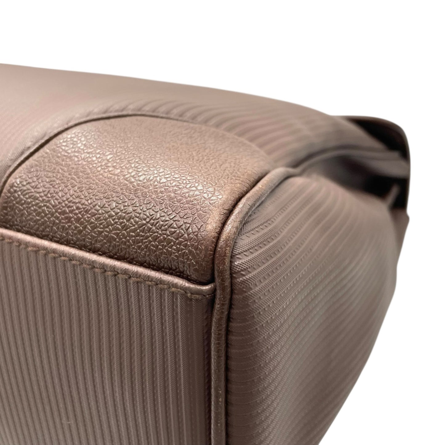 美品 ブルガリ BVLGARI ビジネスバッグ ハンドバッグ ブリーフケース レザー 本革 ブラウン 書類鞄 A4収納 シルバー金具 ユニセックス 大容量 C