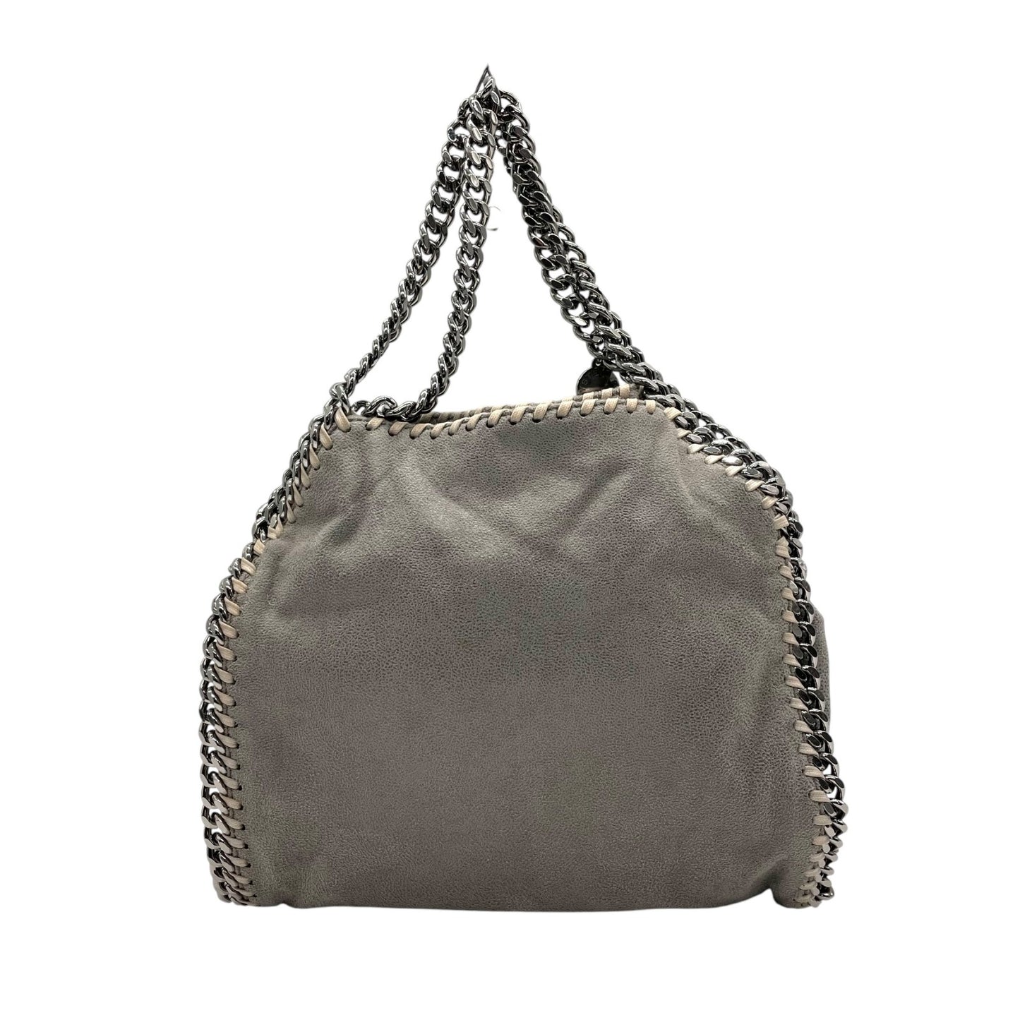 美品 ステラマッカートニー STELLA McCARTNEY ファラベラ 2way ハンドバッグ ショルダーバッグ グレー チェーンショルダー 斜め掛け可 シルバー金具 レディース K10