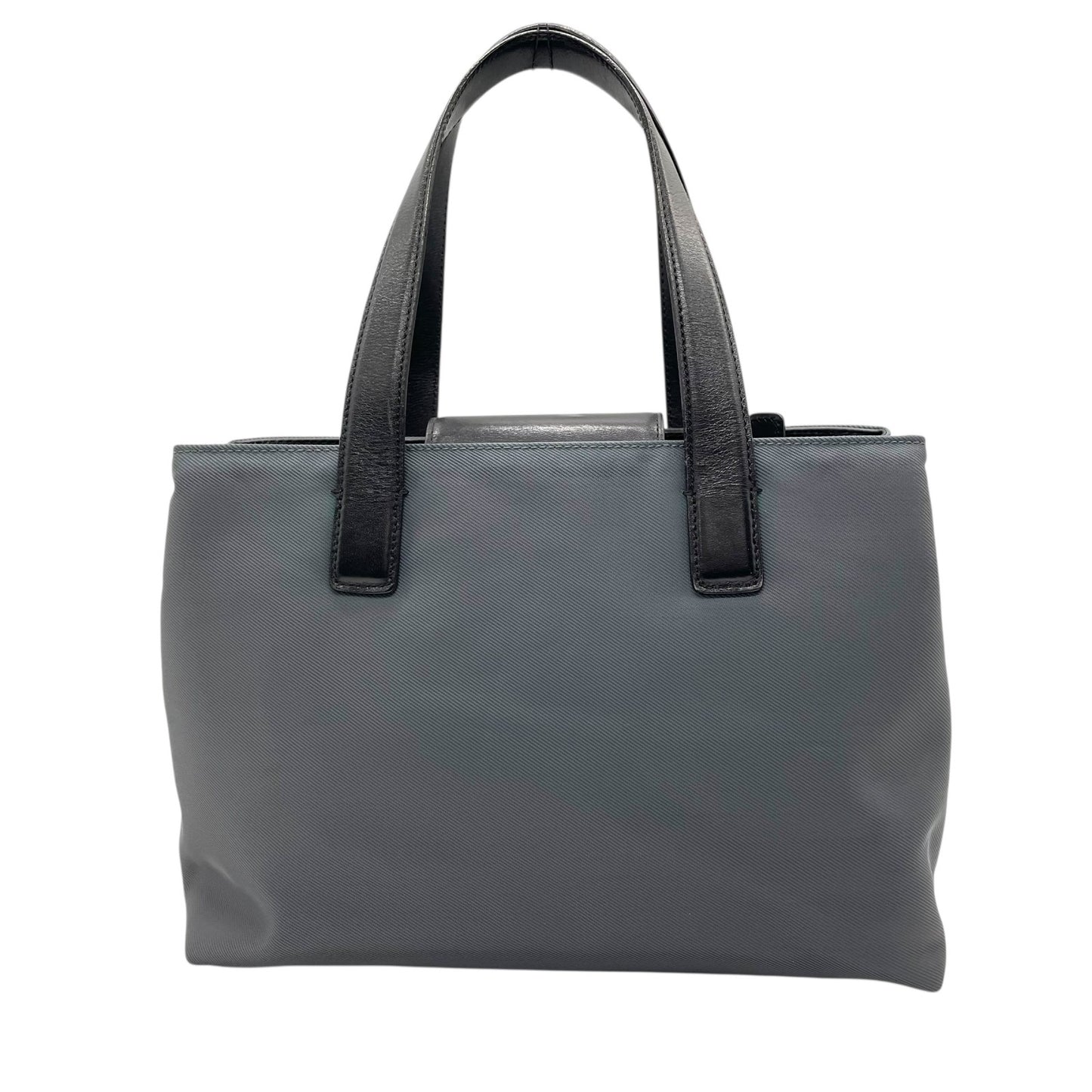 コーチ COACH トートバッグ ショルダーバッグ 7400 ナイロン レザー 灰色 グレー ショルダーストラップ付き 2WAY A4対応 S24