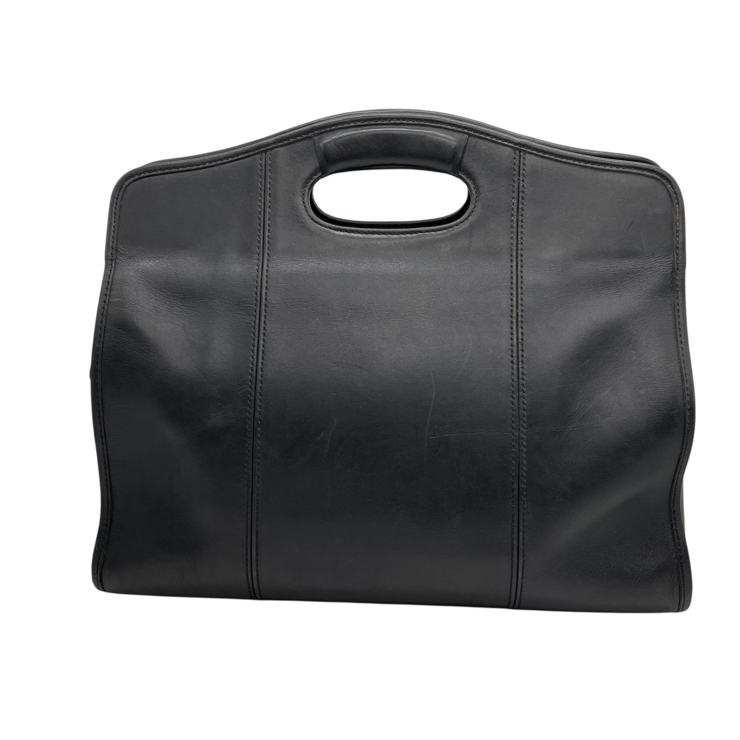 希少 オールドコーチ COACH ハンドバッグ ビジネスバッグ 2WAY ショルダーバッグ 黒 ブラック グラブタンレザー グレインレザー 斜め掛け クロスボディ 書類鞄 A4対応 ヴィンテージ T1