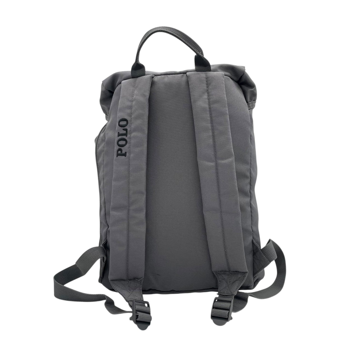 ポロ ラルフローレン リュックサック グレー 灰色 キャンバス 刺繍ロゴ ホースロゴ メンズ レディース バッグパック POLO RALPH LAUREN U14