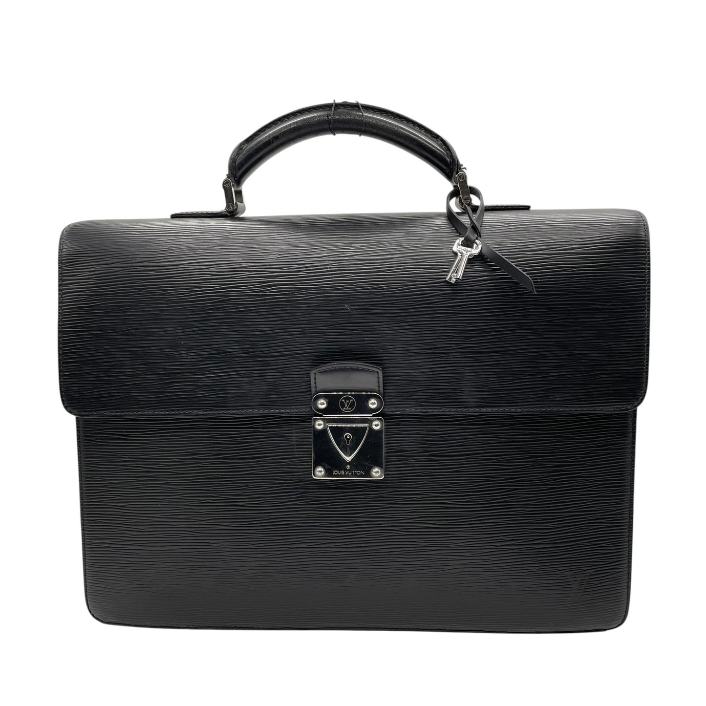 ルイヴィトン LOUIS VUITTON エピ ロブスト2 ビジネスバッグ ノワール 黒 レザー ハンドバッグ ブリーフケース M54542 メンズ E