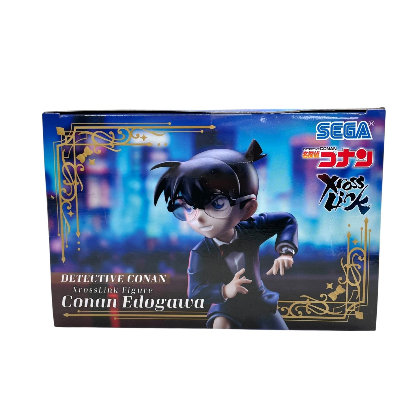 SEGA セガ 名探偵コナン XrossLink 江戸川コナン フィギュア プライズ キャラクター コレクション 未開封品 E