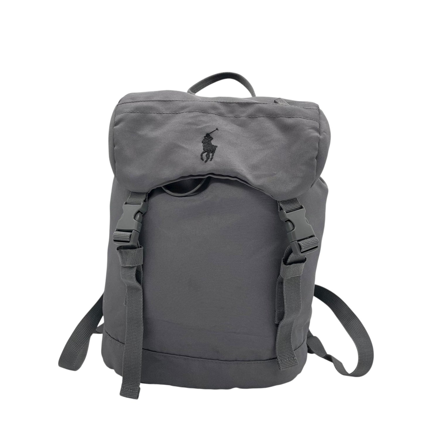 ポロ ラルフローレン リュックサック グレー 灰色 キャンバス 刺繍ロゴ ホースロゴ メンズ レディース バッグパック POLO RALPH LAUREN U14