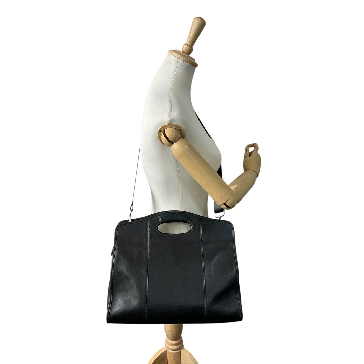 希少 オールドコーチ COACH ハンドバッグ ビジネスバッグ 2WAY ショルダーバッグ 黒 ブラック グラブタンレザー グレインレザー 斜め掛け クロスボディ 書類鞄 A4対応 ヴィンテージ T1