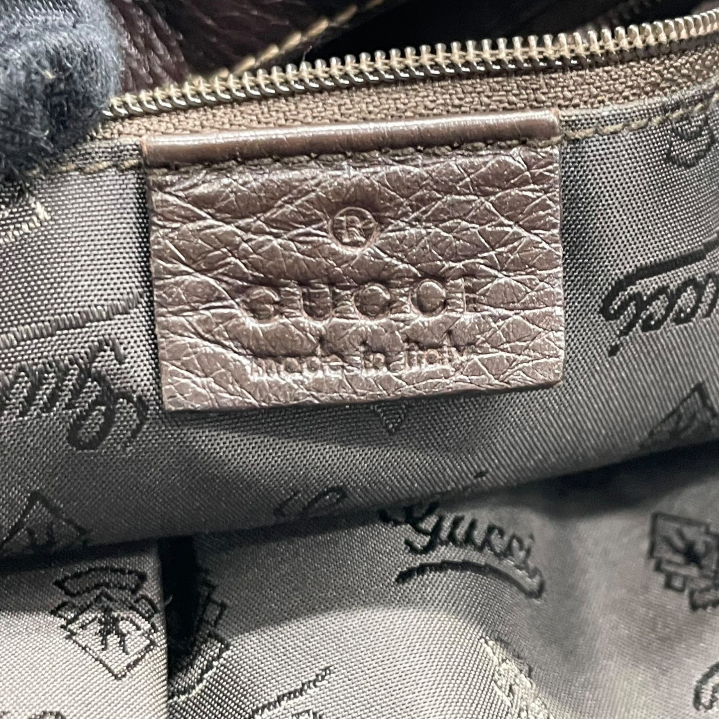GUCCI グッチ GGキャンバス ハート タッセル トートバッグ ブラウン レザー トリム ショルダー ハンドバッグ 211955 レディース