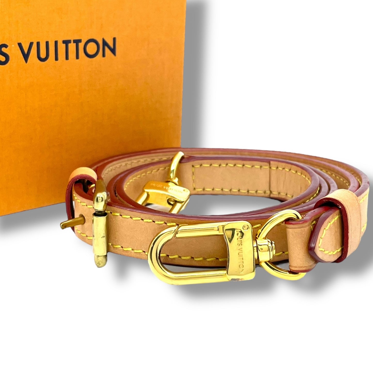 極美品 LOUIS VUITTON ルイ・ヴィトン ショルダーストラップ ヌメ革 単品 バッグ用アクセサリー M2