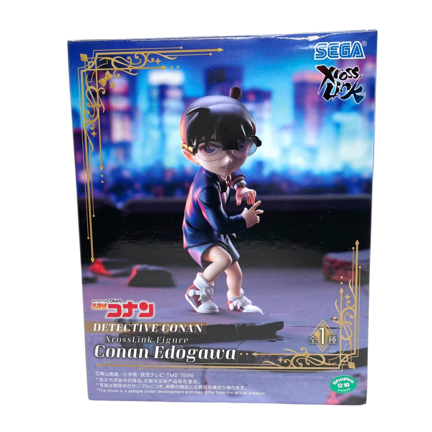 SEGA セガ 名探偵コナン XrossLink 江戸川コナン フィギュア プライズ キャラクター コレクション 未開封品 E