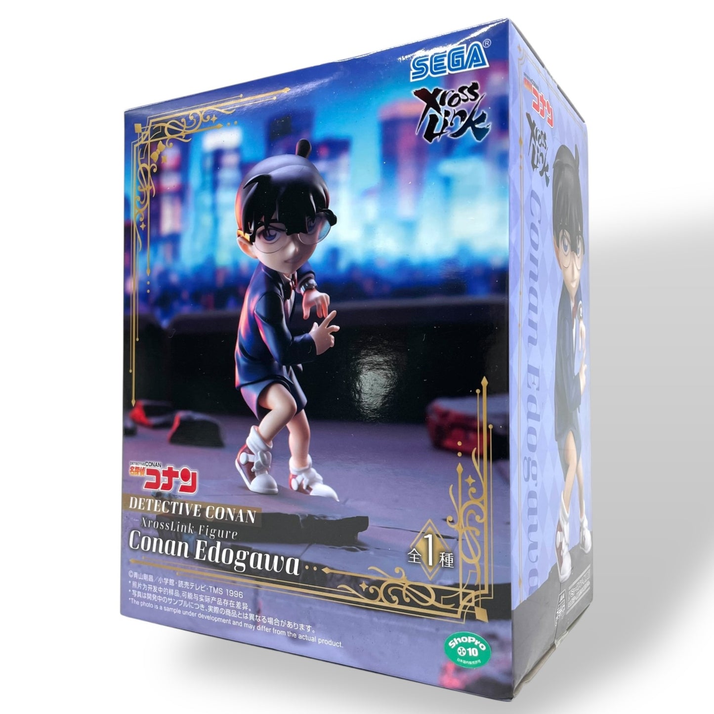 SEGA セガ 名探偵コナン XrossLink 江戸川コナン フィギュア プライズ キャラクター コレクション 未開封品 E