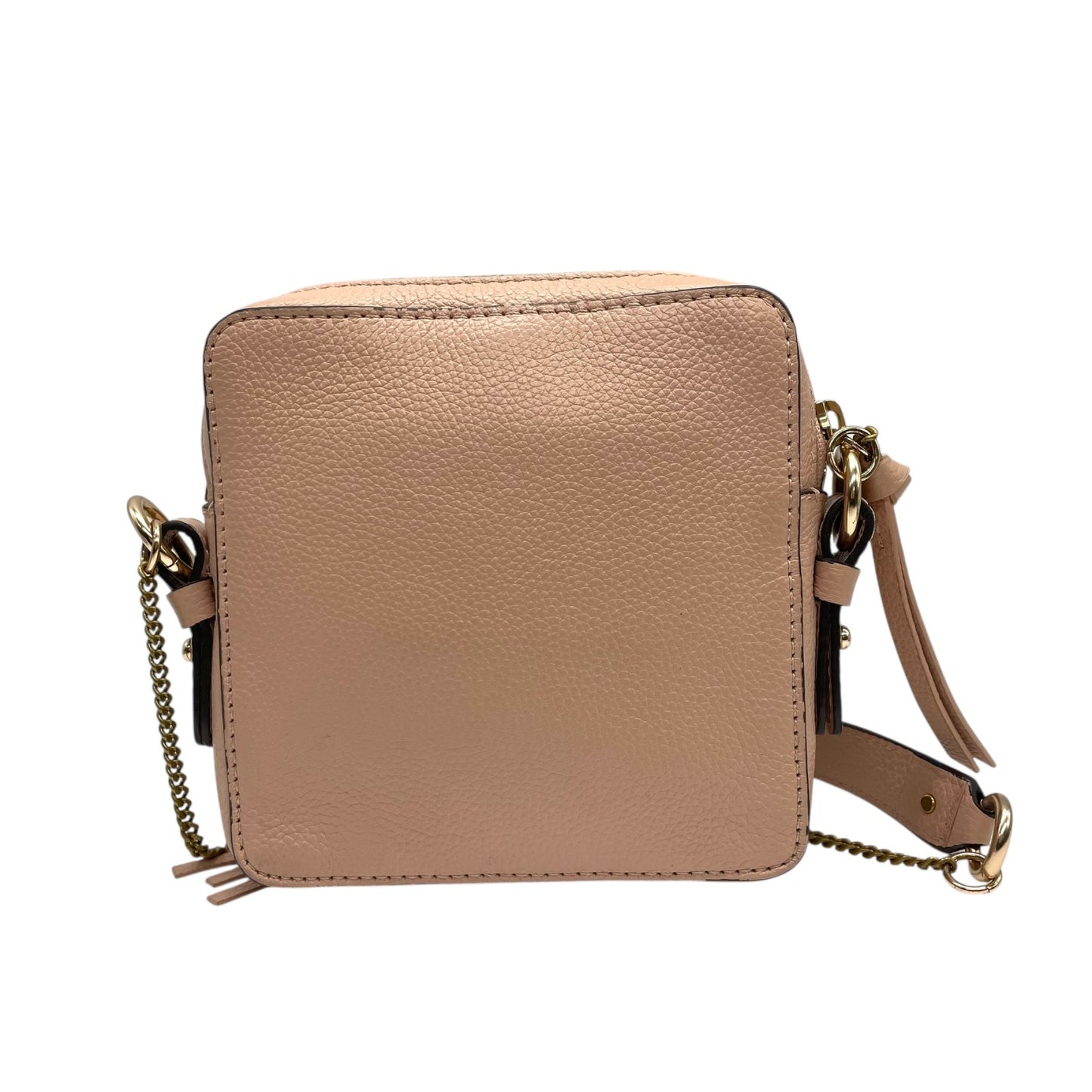 極 美品 シーバイクロエ See By Chloé Hana ハナ ショルダーバッグ ポシェット チェーン スエード レザー 本革 ピンク ゴールド金具 斜め掛け可 クロスボディ ミニバッグ レディース 鞄 カバン エレガント k11