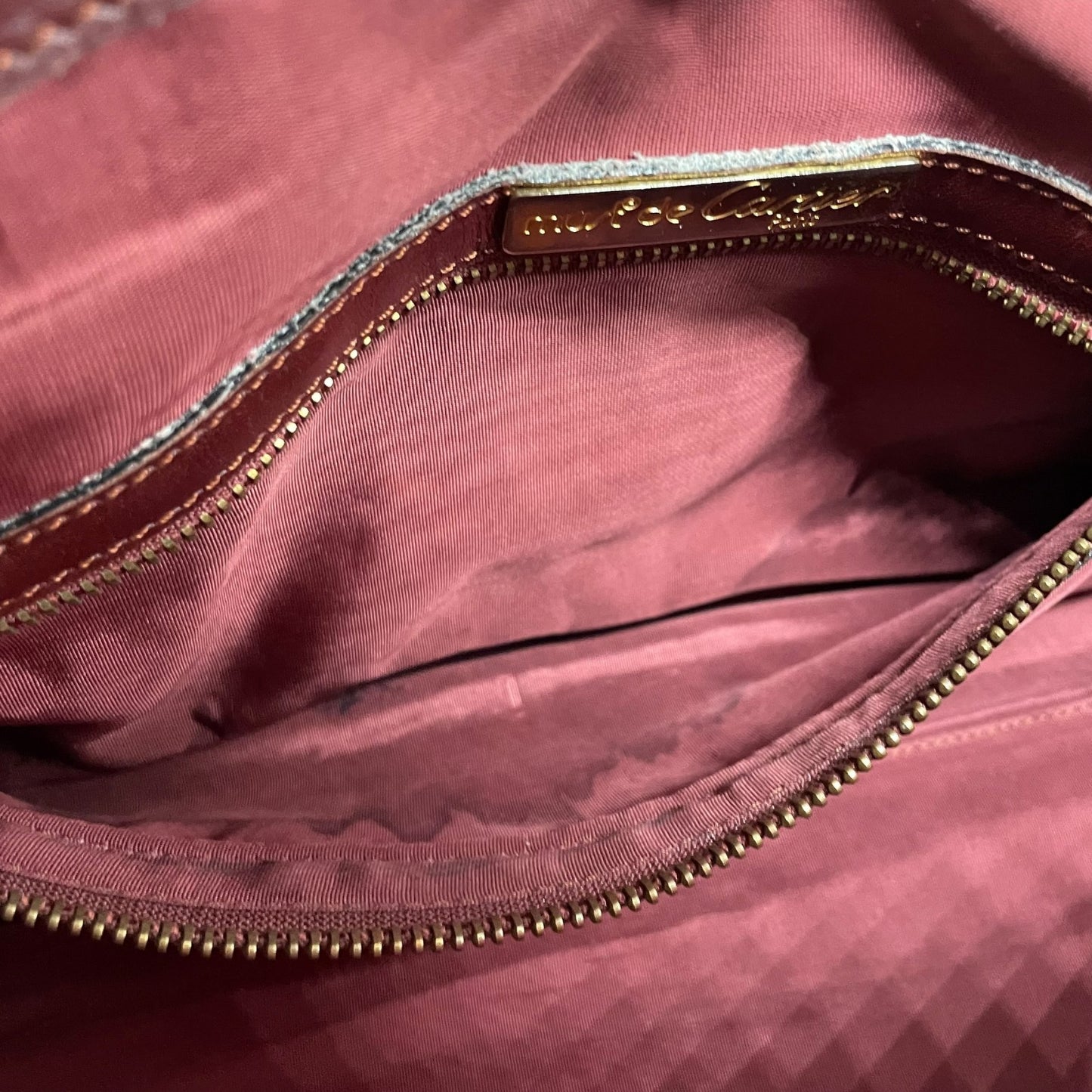 Cartier マスト ドゥ カルティエ ミニボストン ハンドバッグ レザー ボルドー ゴールド金具 ヴィンテージ マストライン U11