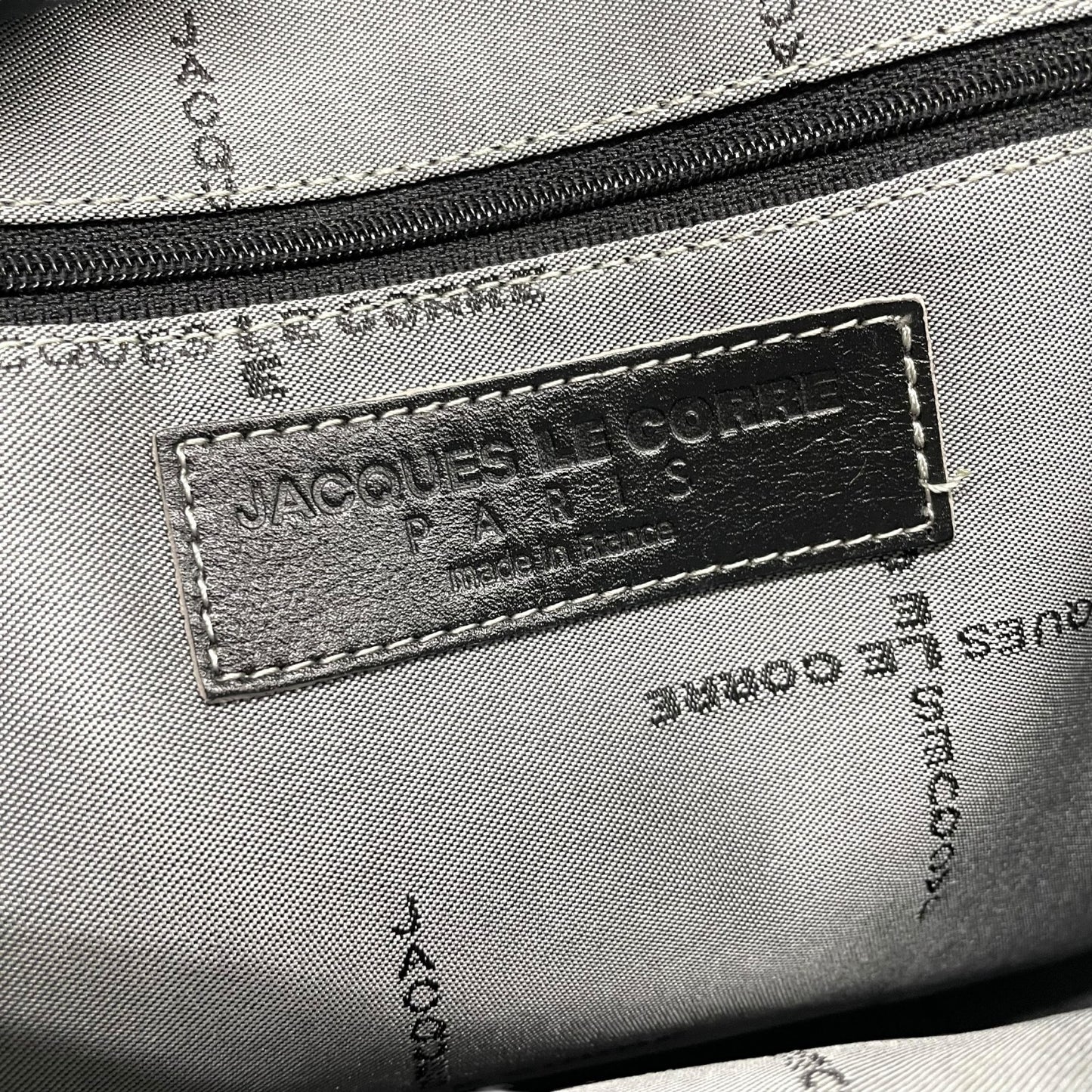 ジャックルコー リスボン ミニボストンバッグ カーフヘア パッチワーク 2000年代 メタリック レザー ハンドバッグ JACQUES LE CORRE Lisbonne