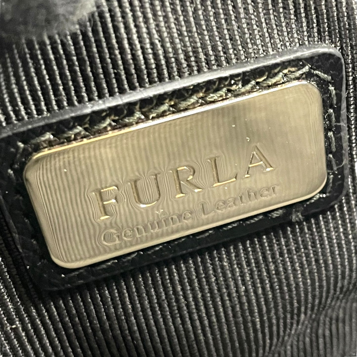 フルラ FURLA メトロポリス METROPOLIS ネコ柄 2WAYショルダーバッグ レザー ブラック 黒 マルチカラー S82