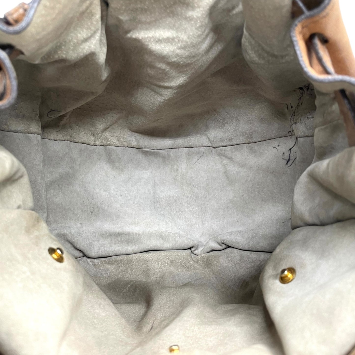 miu miu ミュウミュウ ヴィンテージ Y2K vintage archive レザー 2WAY ハンドバッグ ショルダーバッグ ブラウン ゴールド金具 フラップ レディース　c1